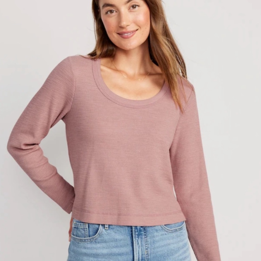 Old Navy ribbed scoop neck top